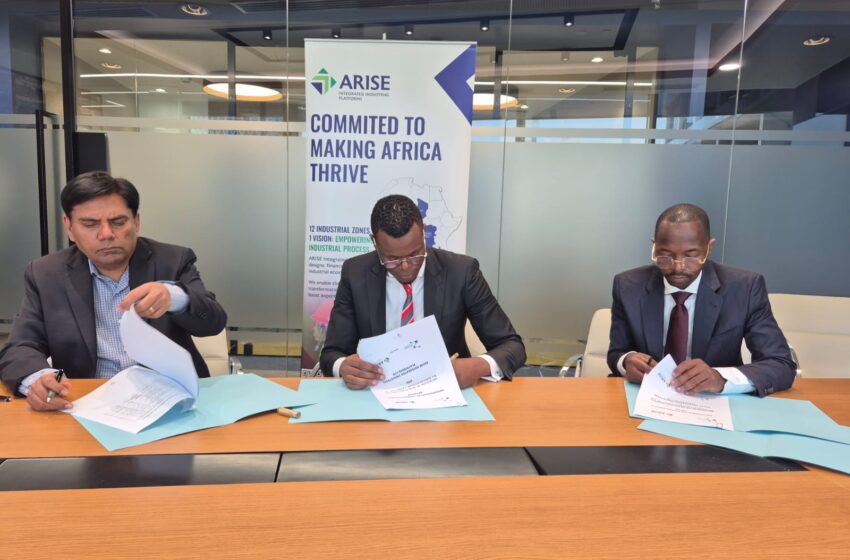 Zona Económica Especial assina memorando de entendimento para cooperação estratégica com uma firma dos Emirados Árabes Unidos