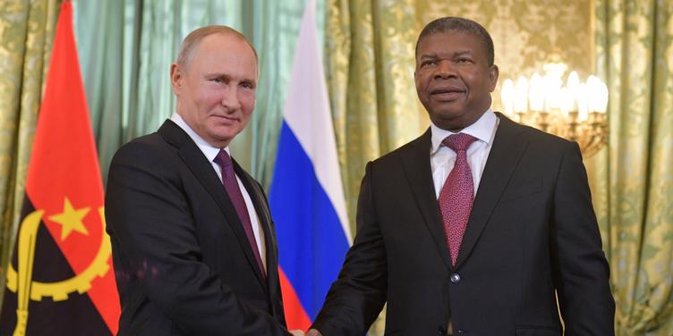 Presidente João Lourenço felicita Vladimir Putin pelo Dia da Rússia