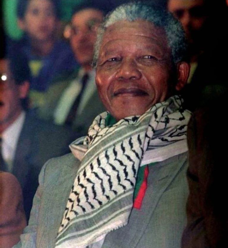 Sabemos muito bem que nossa liberdade é incompleta sem a liberdade dos palestinos