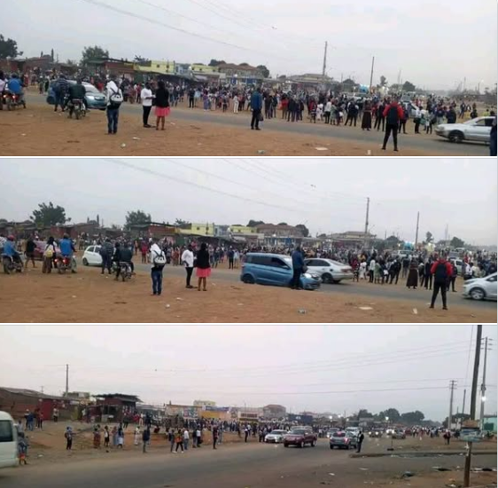 Protesto de Taxistas deixa várias Paragens sem Transporte em Luanda