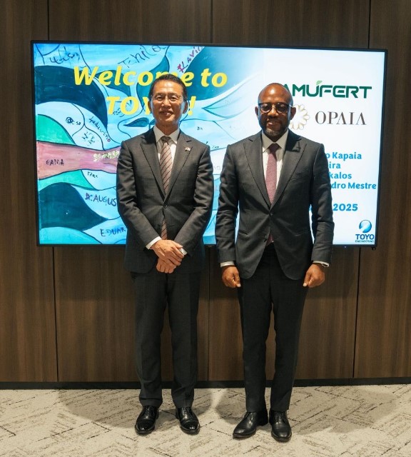 Agostinho Kapaia e Toyo Engineering Corporation Dão Passo Estratégico em Tóquio para o Projeto AMUFERT