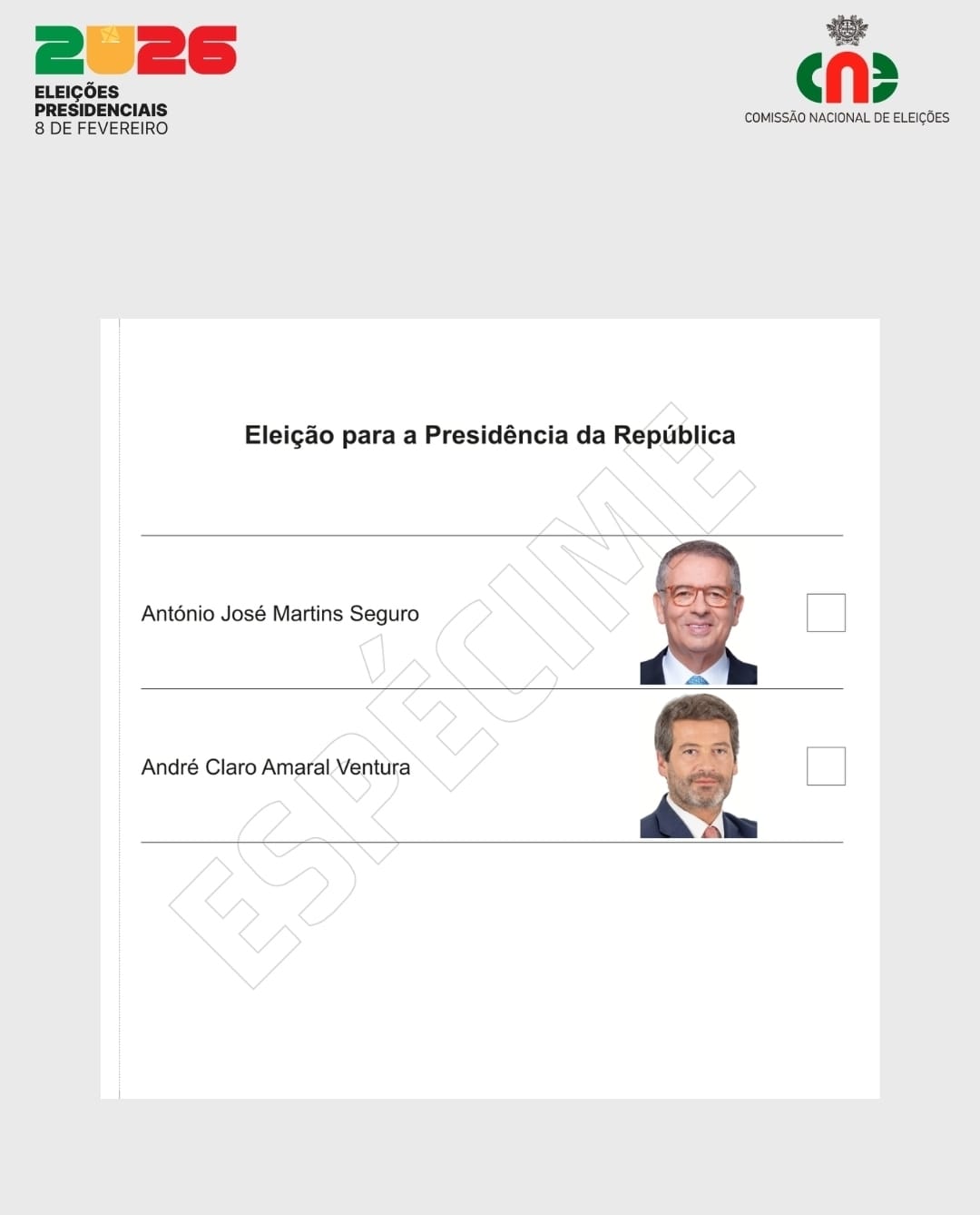 ELEIÇÕES : 2ª volta das presidenciais portuguesas agendada para 8 de fevereiro de 2026