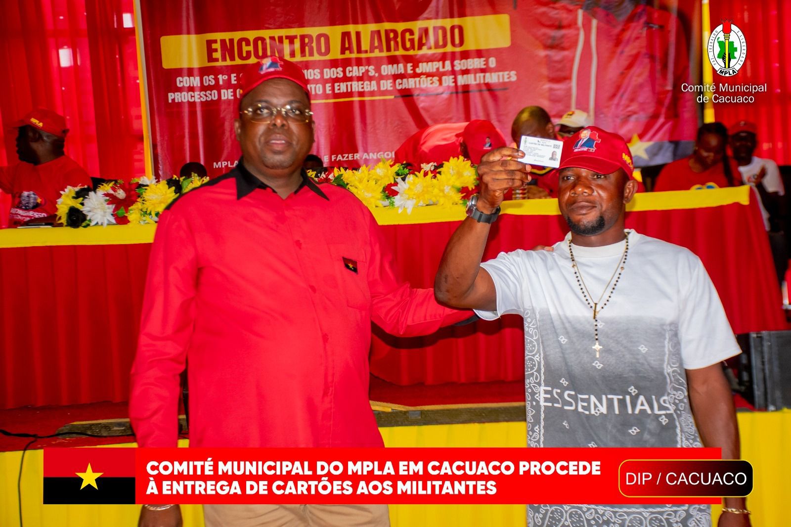 ANGOLA , LUANDA: MPLA reforça bases em Cacuaco com liderança mobilizadora e confiança na vitória em 2027